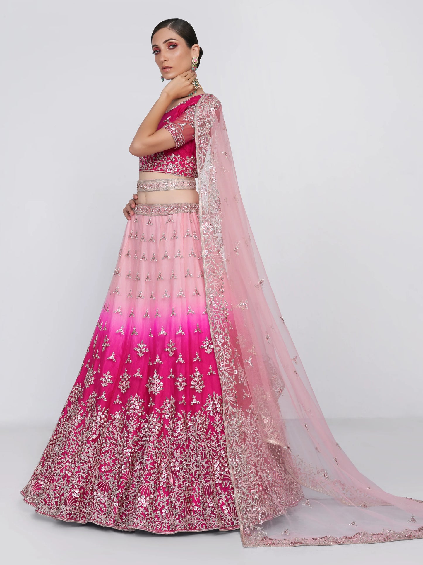 Rani Pink Lehenga Online in India