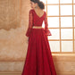 Bridal Red Heavy Embroidered Net Lehenga Choli With Dupatta