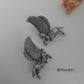 Pegasus Oxidised German Silver Earrings