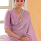 Pastel Purple Tissue Silk Saree