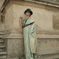 Light Green Gota Handloom Woven Silk Saree