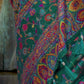 Dark Green Handloom Woven Silk Saree