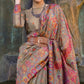 Cedar Brown Kashmiri Kani Handloom Woven Silk Saree