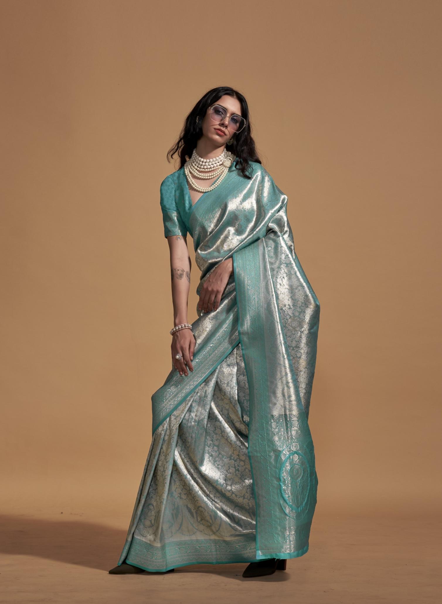 Brocade Woven Kanjivaram Silk Saree