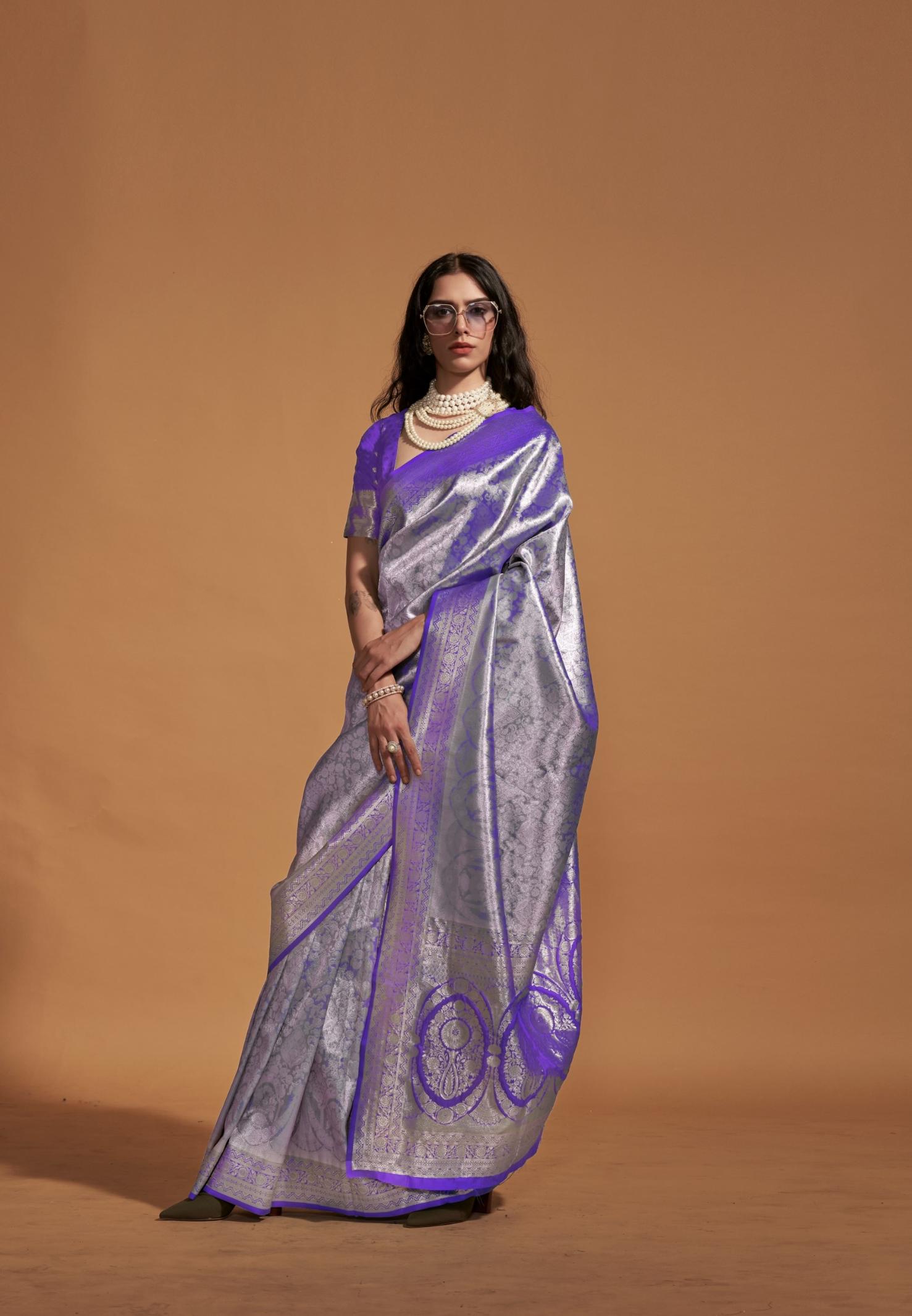 Brocade Woven Kanjivaram Silk Saree