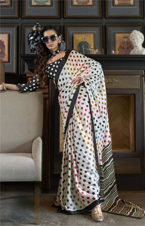 Buy White  Soft Silk Sarees Online-Story