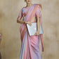 Oceanfoam Pink Multicolor Silk Saree