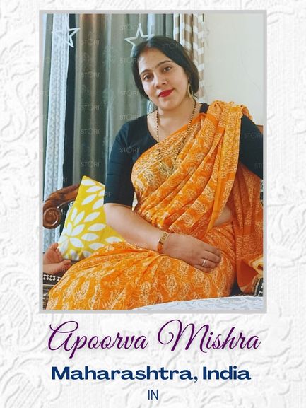 Apoorva Mishra in Nagpur Orange Block Printed Handloom Cotton Mulmul Saree