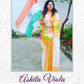 Ashita Viola in Tricolor Handloom Cottonsilk Saree