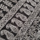 Black Noor Full Jaal Hand Embroidered Lucknowi Chikankari Saree