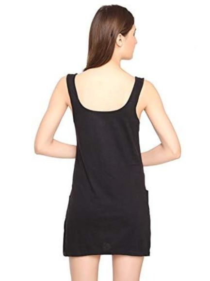 Black Cotton Short Inner Slip