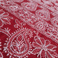 Deep Red Noor Full Jaal Hand Embroidered Lucknowi Chikankari Saree