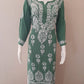 Kaaya Rama Green Modal Chikankari Kurti