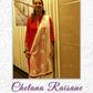 Chetana Raisane in Embroidered Rose Motifs Chiffon Lucknowi Chikankari Dupatta