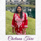 Chetana Tare in Neevya Red Soft Modal Handcrafted Short Chikankari Kurti