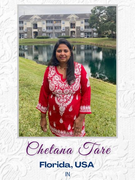 Chetana Tare in Neevya Red Soft Modal Handcrafted Short Chikankari Kurti