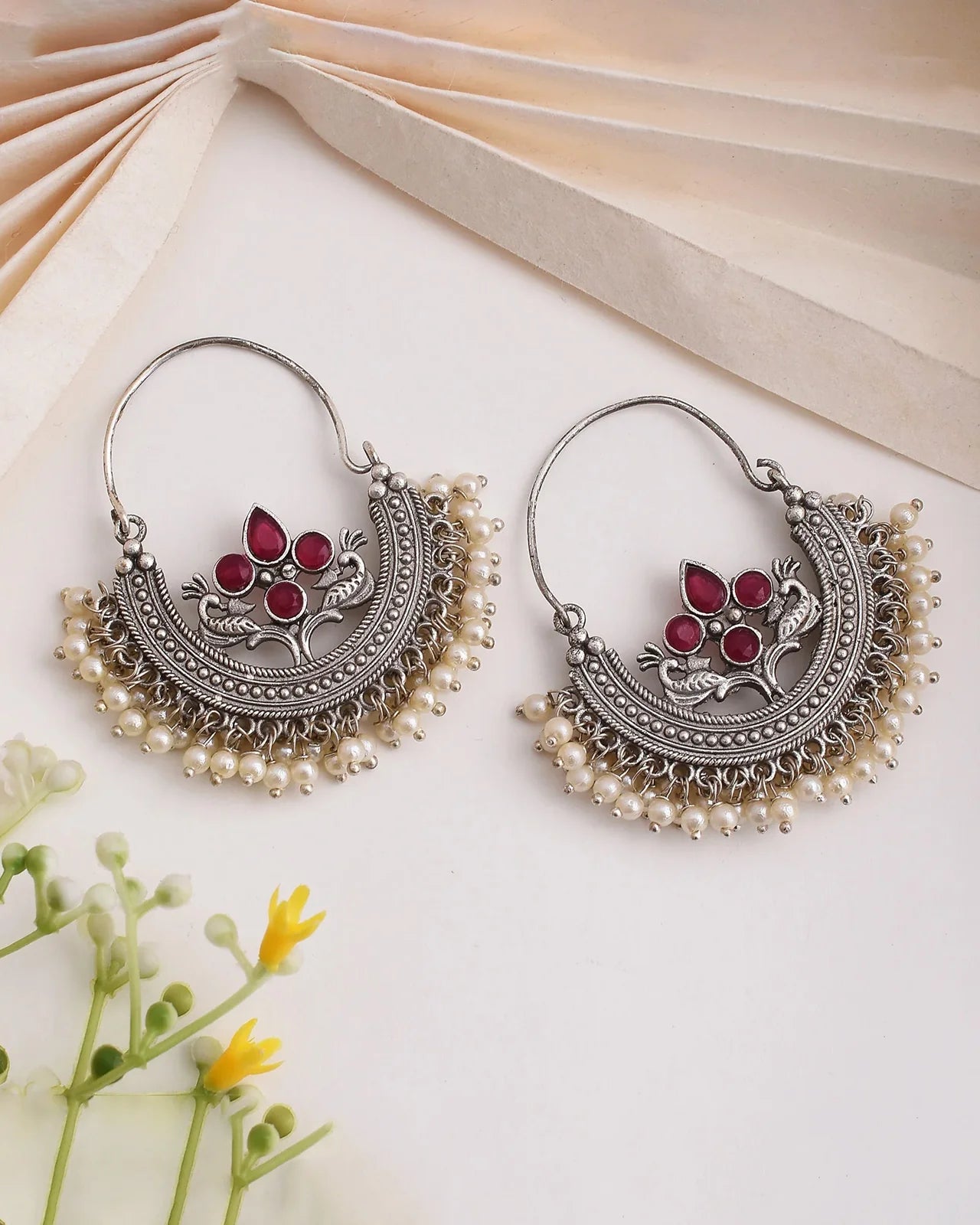 Nusrat Mudra Dangler Earrings