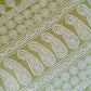 Pista Green Adah Half Jaal Hand Embroidered Lucknowi Chikankari Saree