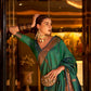 Green Copper Zari Handloom Silk Saree