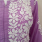 Kaaya Purple Modal Chikankari Kurti