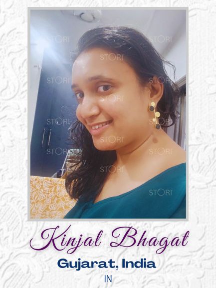 Kinjal Bhagat in Golden Dots Twig & Raw Stones Earrings