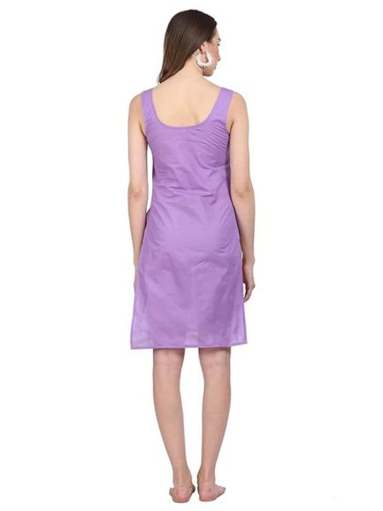 Lavendar Cotton Long Inner Slip