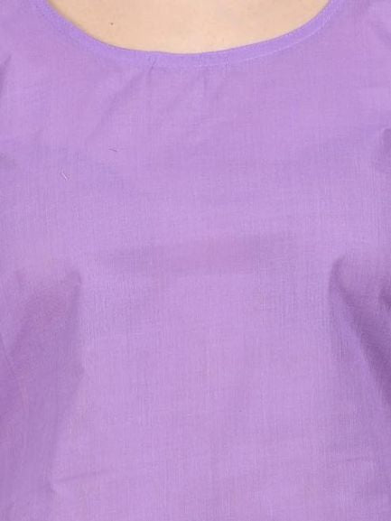 Lavendar Cotton Long Inner Slip