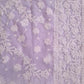 Lavendar Surya Hand Embroidered Lucknowi Chikankari Saree