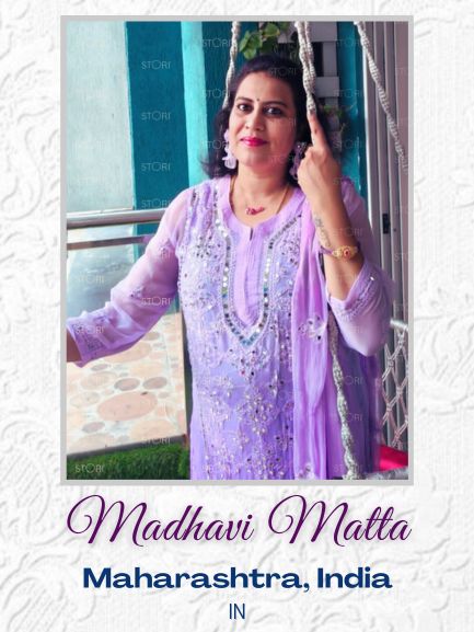 Madhavi Matta in Lavender Ombre Style Georgette Chikankari Kurti Palazzo Dupatta Set With Mirror Work