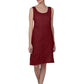 Maroon Cotton Long Inner Slip