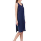 Navy Blue Cotton Long Inner Slip