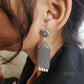 Mehraab Oxidised Statement Earrings