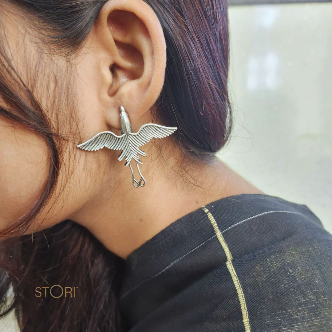 Udaan Antique Statement Earrings