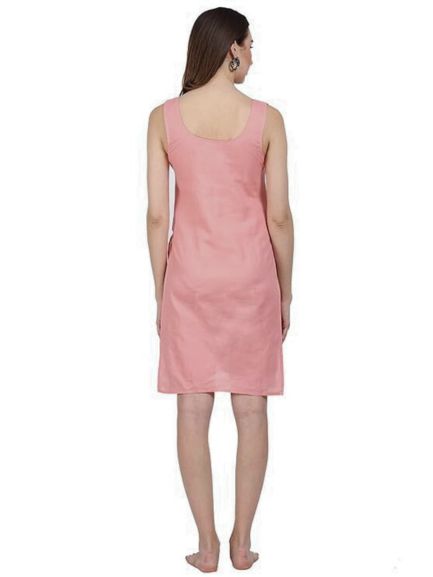 Peach Cotton Long Inner Slip