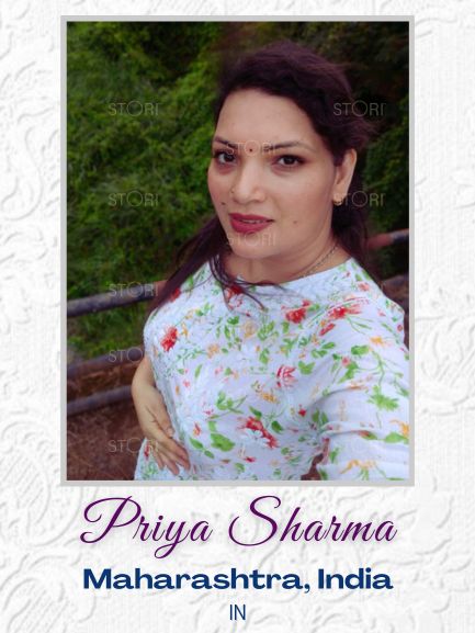 Priya Sharma in White & Orange Floral Printed Mulmul Cotton Short Chikankari Kurti