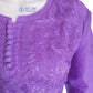 Fresh Purple Soft Cotton Chikankari Kurti