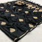 Midnight Black Zari Spades Satin Silk Saree