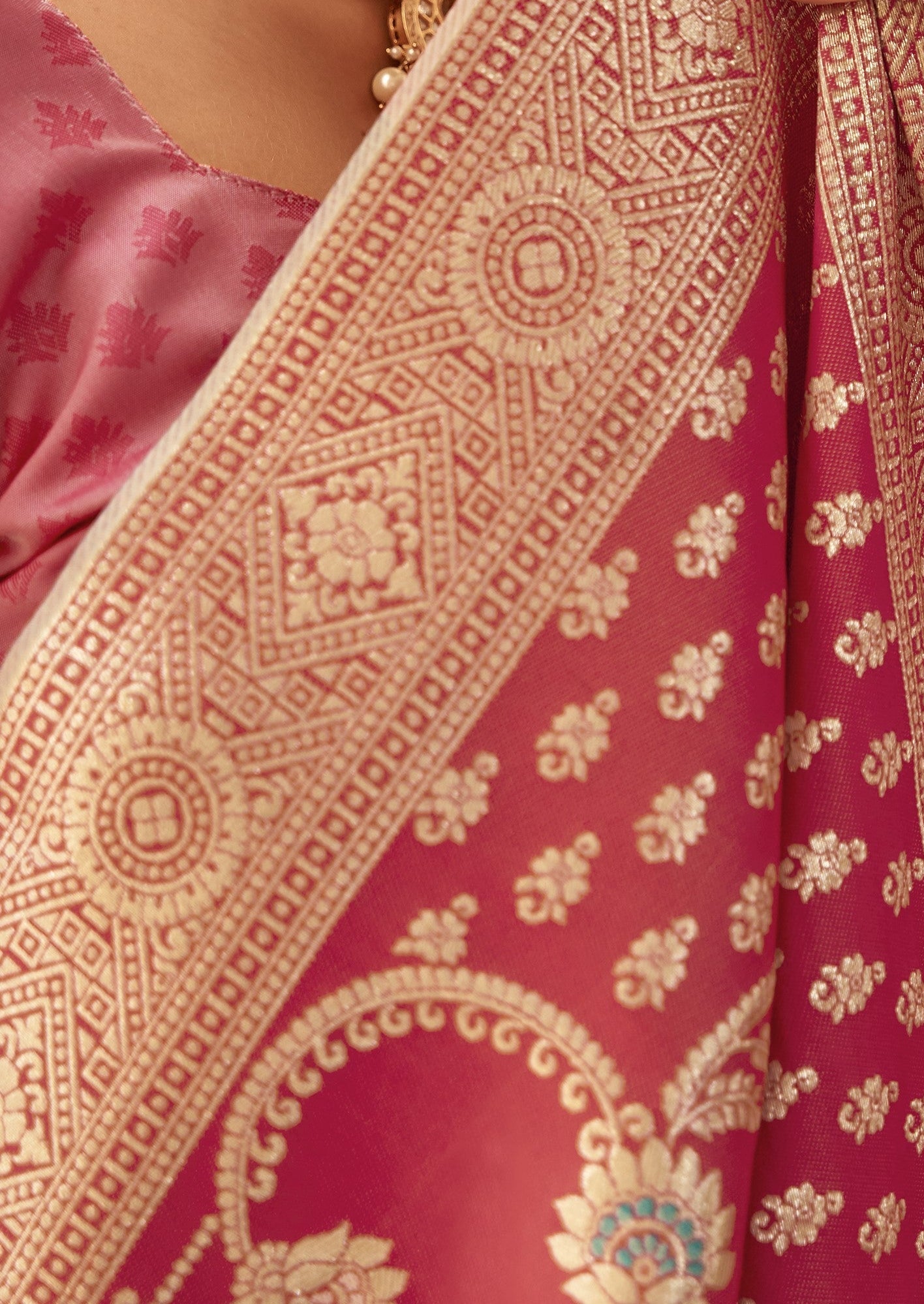 Pearl White Soft Silk Saree