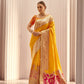 Turmeric Yellow Soft Silk Saree