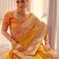 Turmeric Yellow Soft Silk Saree