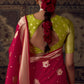 Bridal Red Banarasi Handloom Silk Saree