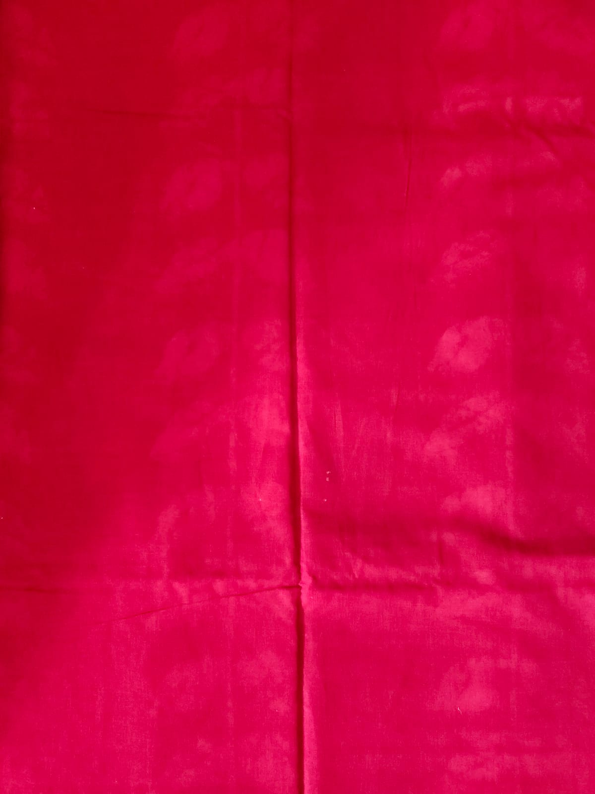 Red & White Handloom Cotton Mulmul Saree