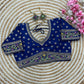 Embroidered Flowers With Sequins Designer Blouse With Latkans