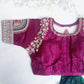 Dulhan Embroidered Phantom Silk Readymade Blouse