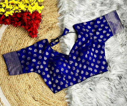 Taarika Soft Banarasi Silk Designer Blouse
