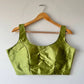 Satin Silk Solid Color Regular Sleeveless Blouse