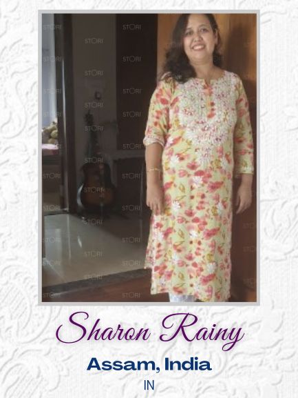 Sharon Rainy in Light Pista Green Floral Printed Soft Rayon Chikankari Kurti