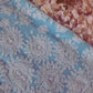 Sky Blue Surya Hand Embroidered Lucknowi Chikankari Saree