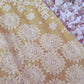 Olive Green Surya Hand Embroidered Lucknowi Chikankari Saree