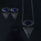 Dhwani Antique Silver Lookalike Long Necklace Set